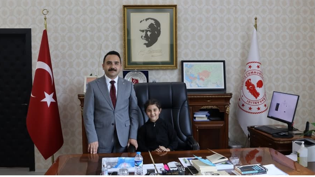 Berra'nın Hayali Gerçek Oldu: Sayın Kaymakamımız Zafer ŞAHİN'e Anlamlı Ziyaret